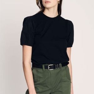 Derek Lam 10 Cosby Puff Sleeve T-Shirt